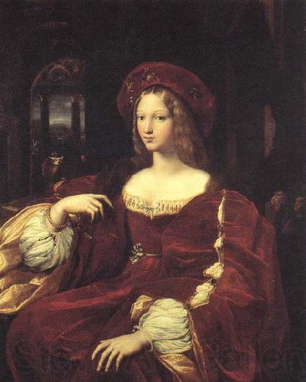 RAFFAELLO Sanzio Portrait of Jeanne d'Aragon France oil painting art